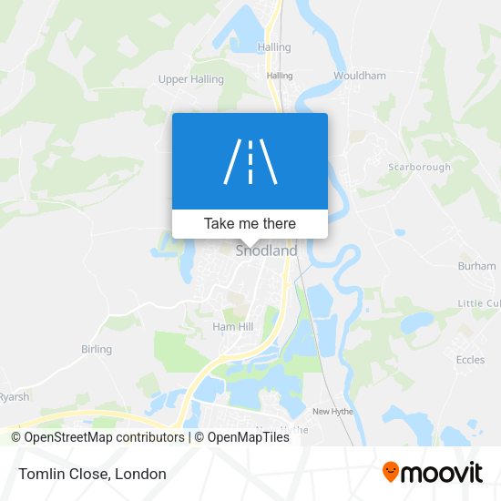 Tomlin Close map