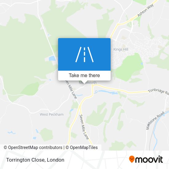 Torrington Close map