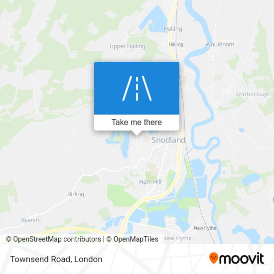 Townsend Road map