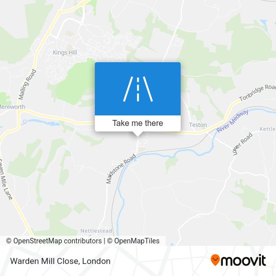 Warden Mill Close map