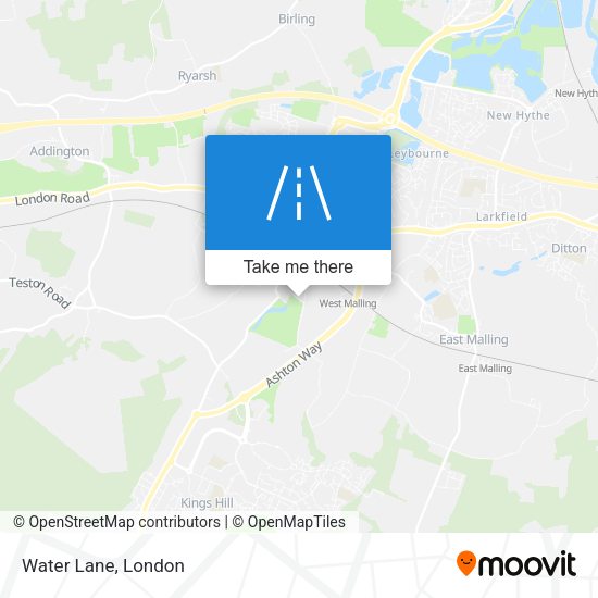 Water Lane map