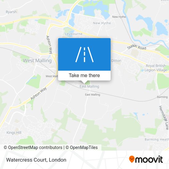 Watercress Court map