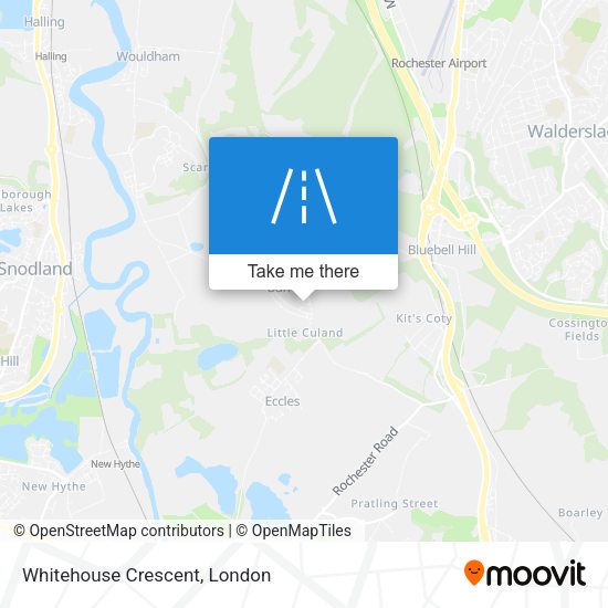 Whitehouse Crescent map