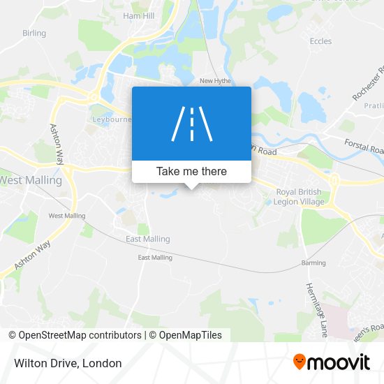 Wilton Drive map