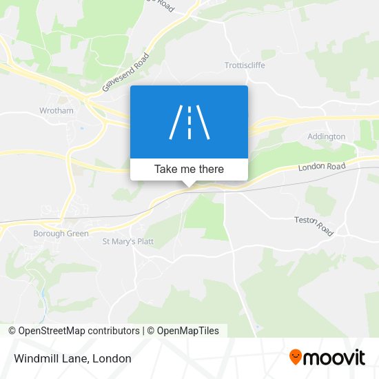 Windmill Lane map