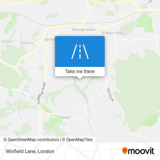 Winfield Lane map