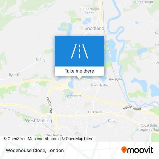 Wodehouse Close map