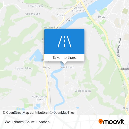 Wouldham Court map