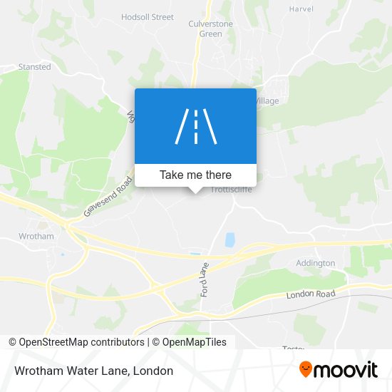 Wrotham Water Lane map