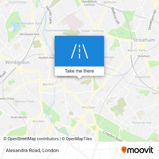 Alexandra Road map