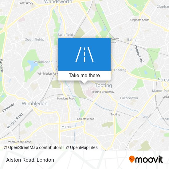 Alston Road map