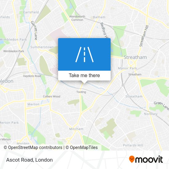Ascot Road map
