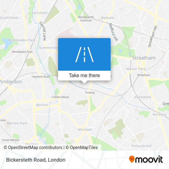 Bickersteth Road map