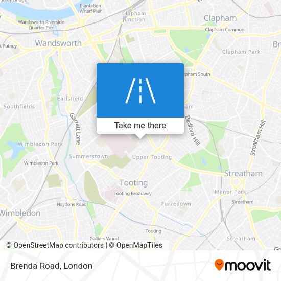 Brenda Road map