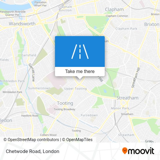 Chetwode Road map