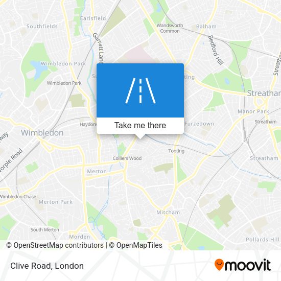Clive Road map