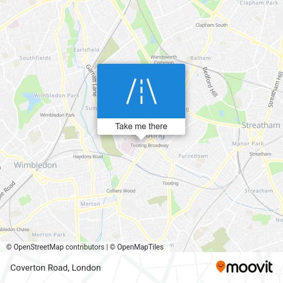 Coverton Road map