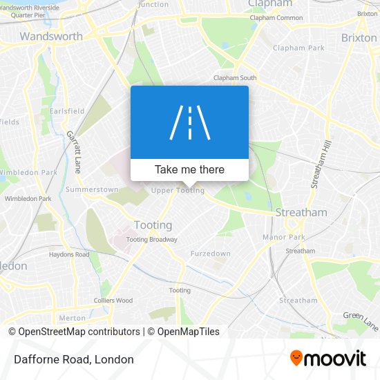 Dafforne Road map