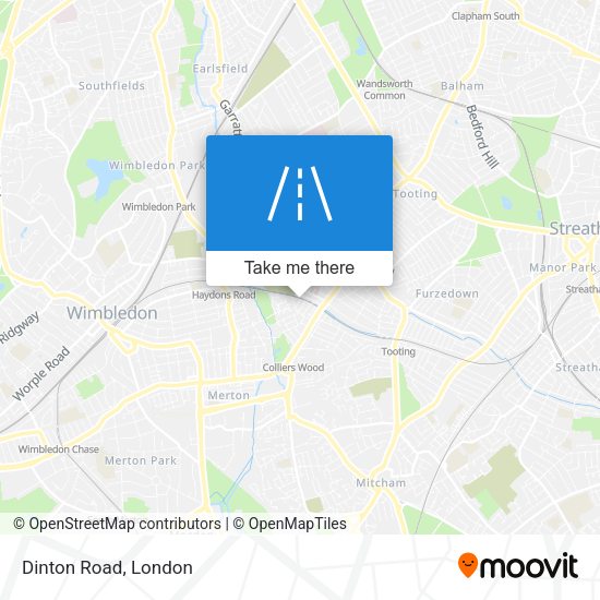 Dinton Road map
