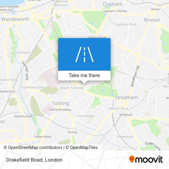 Drakefield Road map