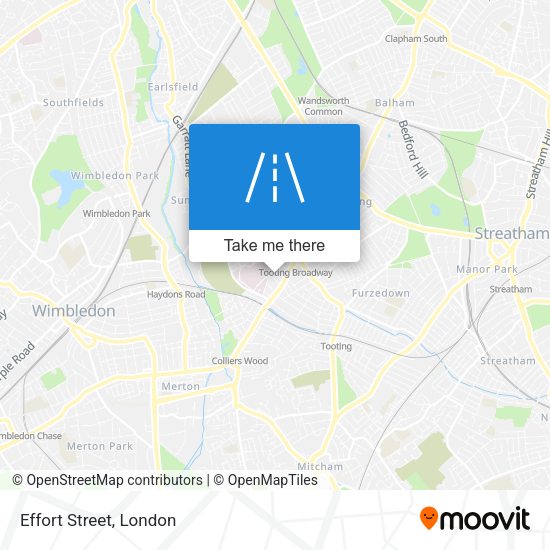 Effort Street map
