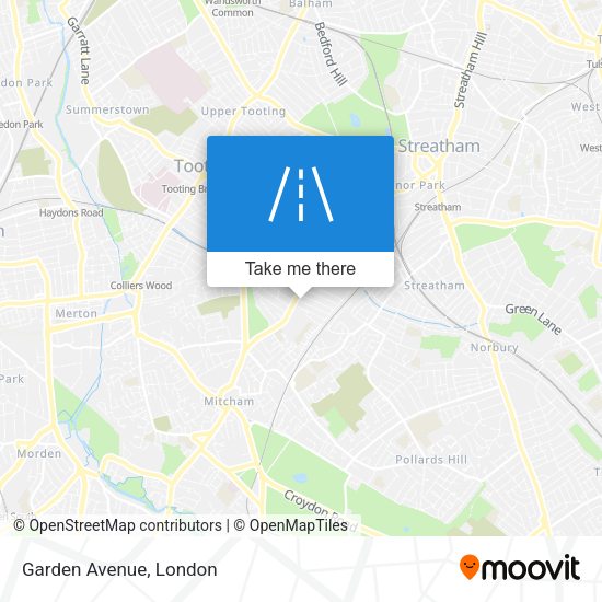 Garden Avenue map
