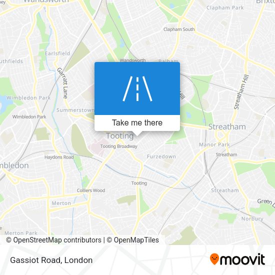 Gassiot Road map