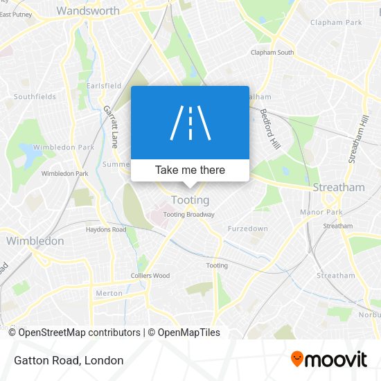 Gatton Road map