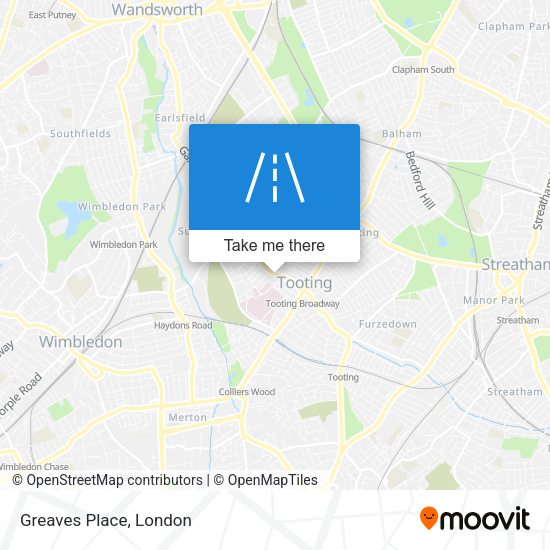 Greaves Place map