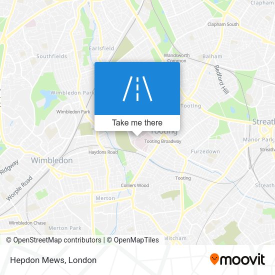 Hepdon Mews map
