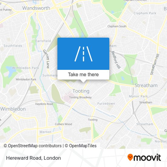 Hereward Road map