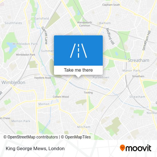 King George Mews map