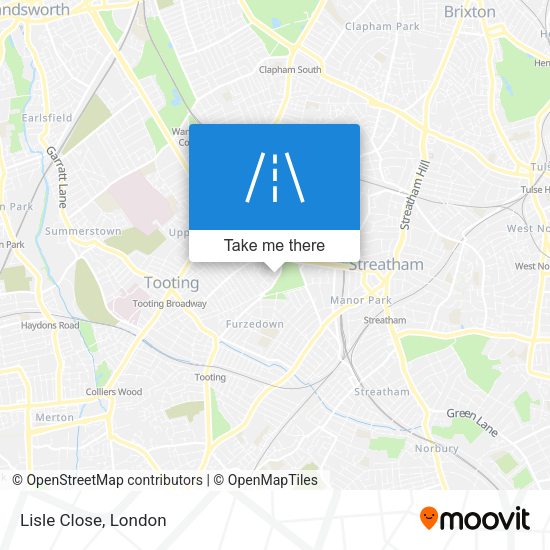 Lisle Close map
