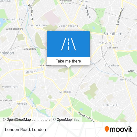 London Road map