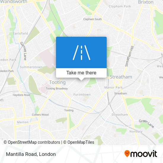 Mantilla Road map
