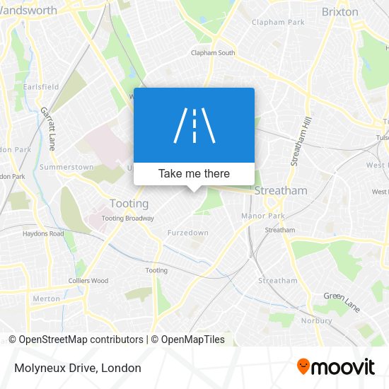 Molyneux Drive map