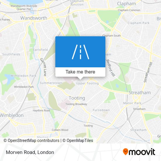 Morven Road map