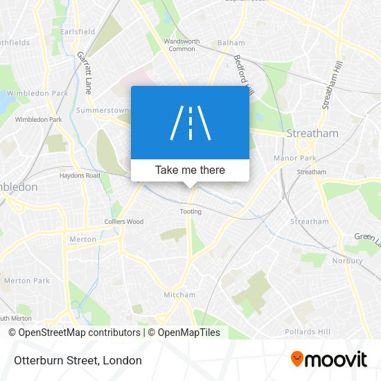Otterburn Street map