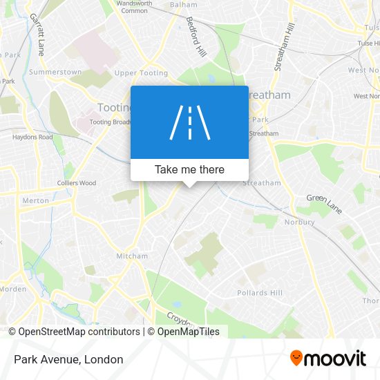 Park Avenue map