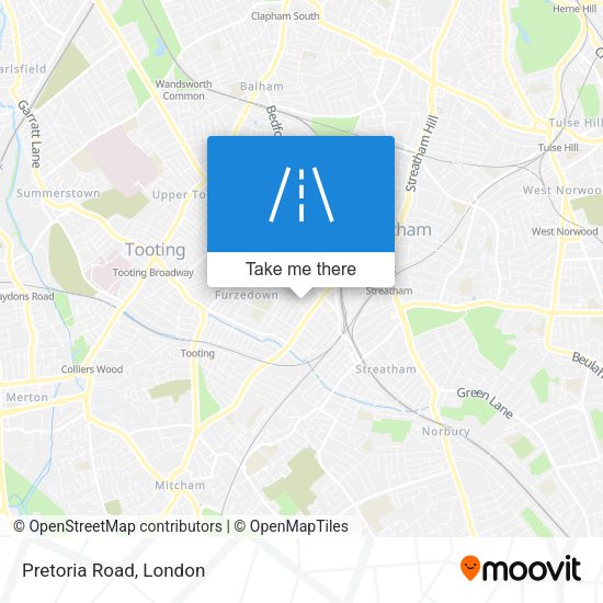 Pretoria Road map
