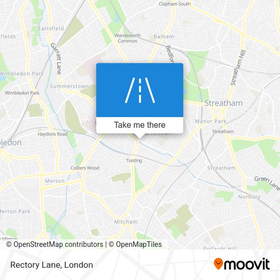 Rectory Lane map