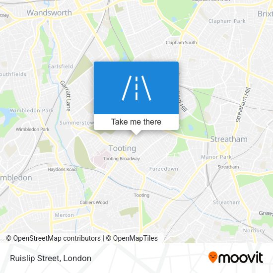 Ruislip Street map