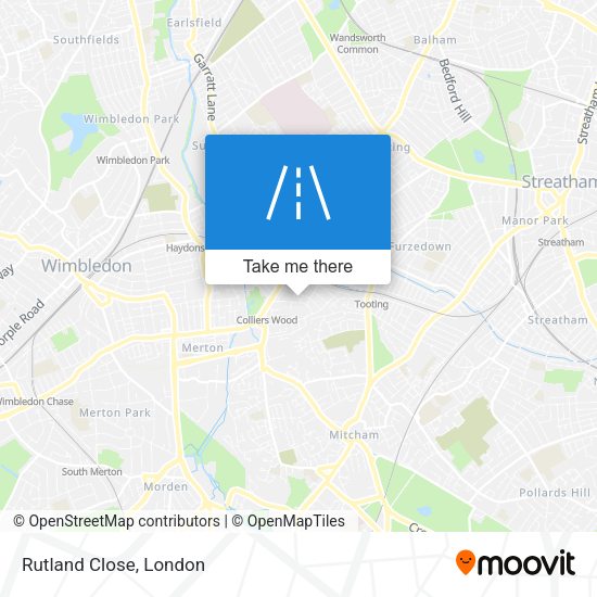 Rutland Close map
