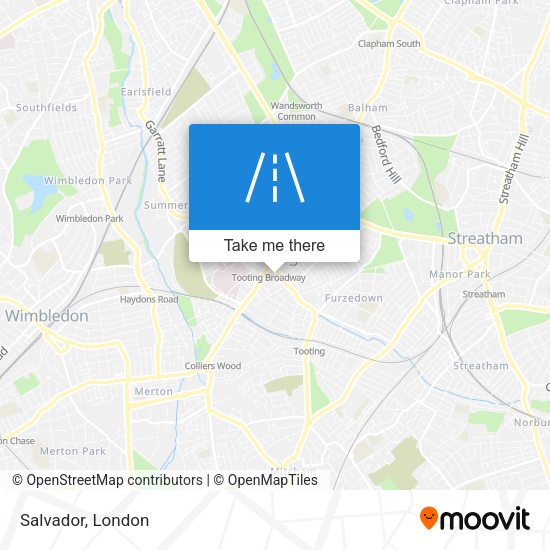 Salvador map