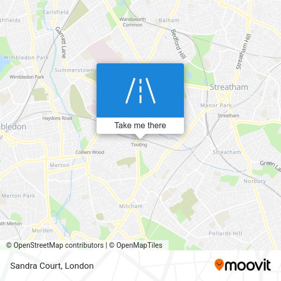 Sandra Court map