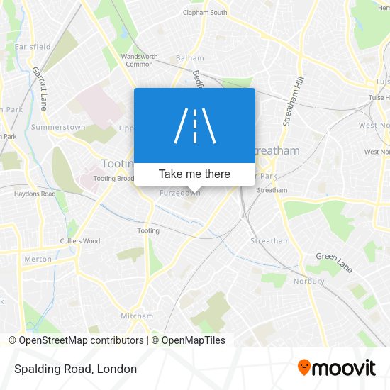 Spalding Road map