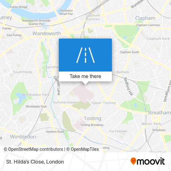 St. Hilda's Close map