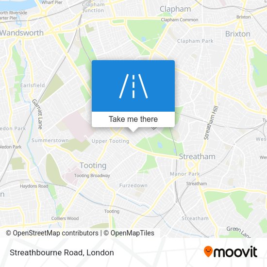 Streathbourne Road map