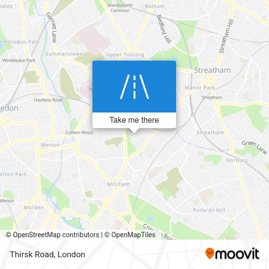 Thirsk Road map