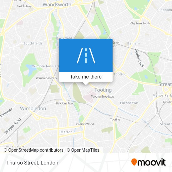 Thurso Street map